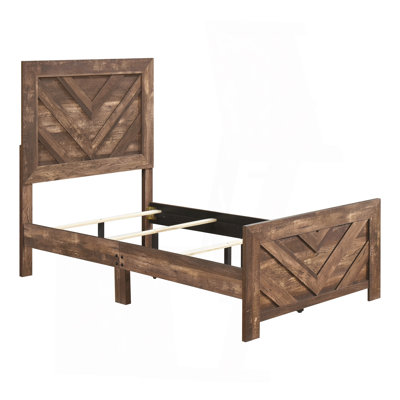 Mobilier de chambre à coucher en bois rustique contemporain
