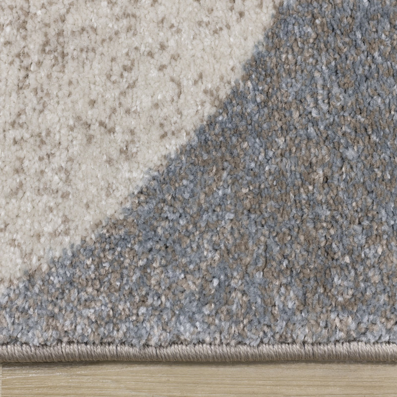 Tapis d'intérieur géométrique crème, 5 pi x 8 pi (5 pi 3 po x 7 pi 7 po) Branch Branch, Rectangle 5 pi 3 po x 7 pi 7 po