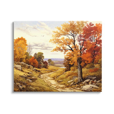 Chemin de feuillage d'automne classique par Lil 'Rue