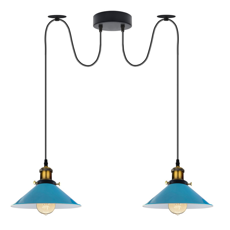 Lofton 2 - Light Cluster Pendant, Blue