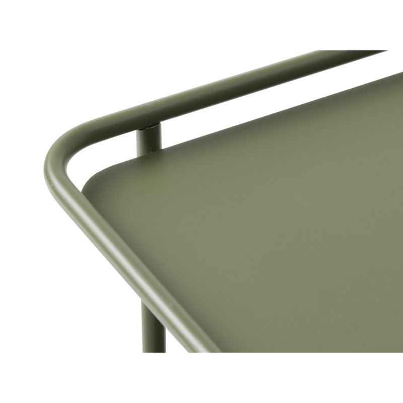 Teige Coffee Table with Storage, Olive green