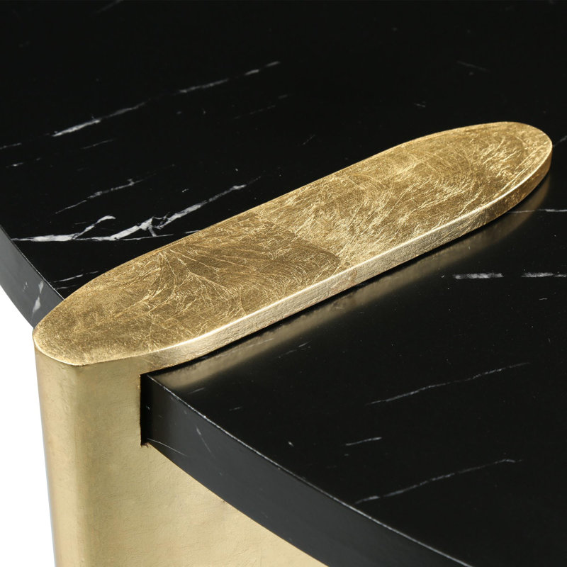 Aristidh Black Gold Coffee Table