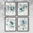 GeometricInCoolVIIIPremiumGalleryWrapped-ReadyToHang Framed Print - Set of 4-1421984504-1421984518