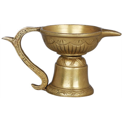 2.5'' H Brass Tabletop Tealight Holder
