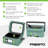 Presto 06016 6 Quart Nomad Portable Electric Slow Cooker with Locking Lid, Green