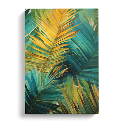 Palm Leaf Contemporary - No Frame Print