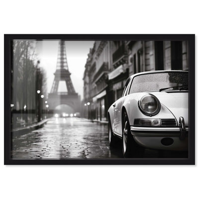Rainy Day Paris Shadowbox, photographie élégante par Art Remedy
