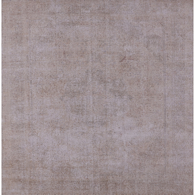 Tapis oriental gris Nakia, Carré 3 pi