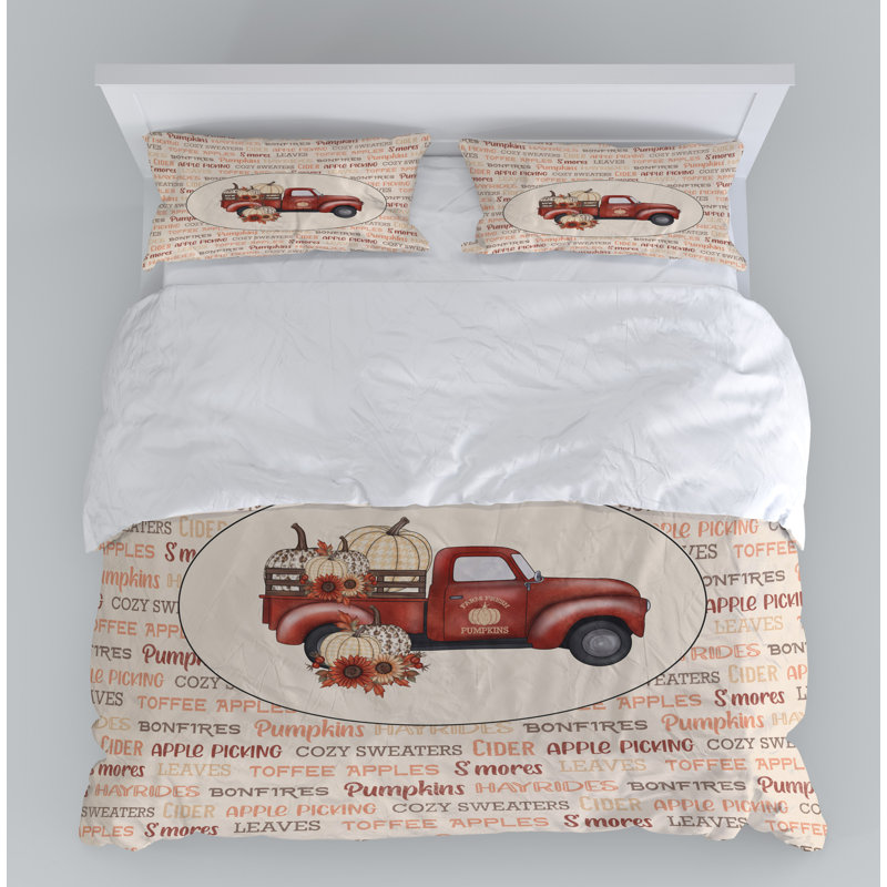 Abstract Duvet Cover, King Duvet Cover + 2 King Shams