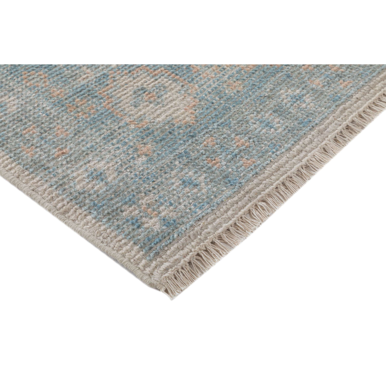 Uzma Hand Knotted Wool Indoor Rug, Rectangle 8'9" x 11'9"