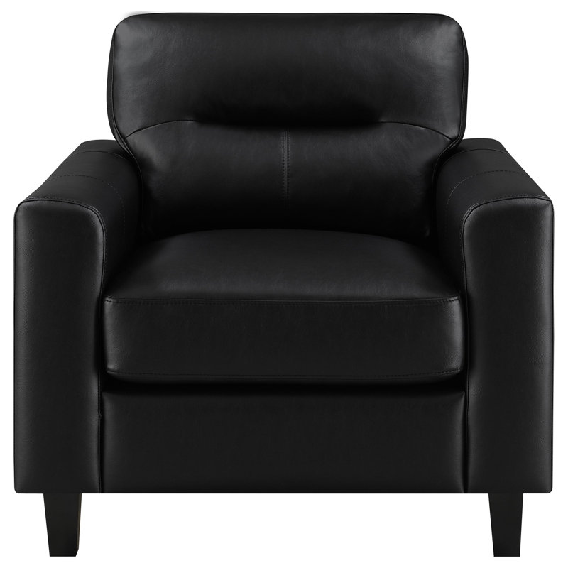 Fauteuil d'appoint noir élégant
