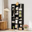 HOMCOM Tall Bookshelf with 21 Compartments and 10 Adjustable Shelves-600760843
