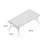 Dominque Rectangular Outdoor Coffee Table , 39.38 " W 19.63 " D