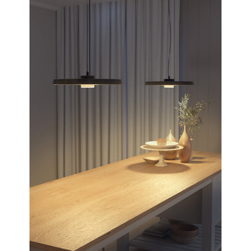 Luminaire suspendu cylindrique à 1 lumière DEL