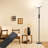Voleta 70" LED Torchiere Floor Lamp With Remote Control