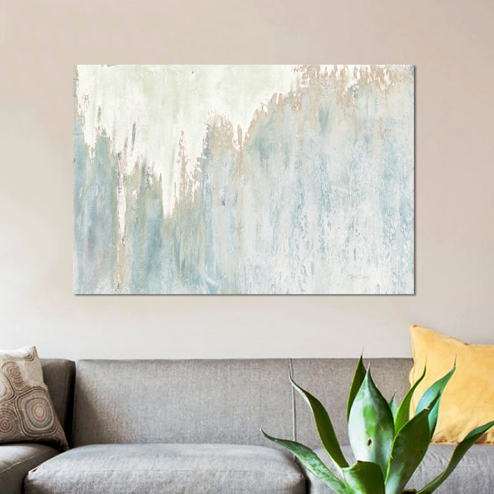 « snowfall », reproduction sur toile, H 12 po x l 18 po x P 1,5 po, Pas de tapis, Toile tendue