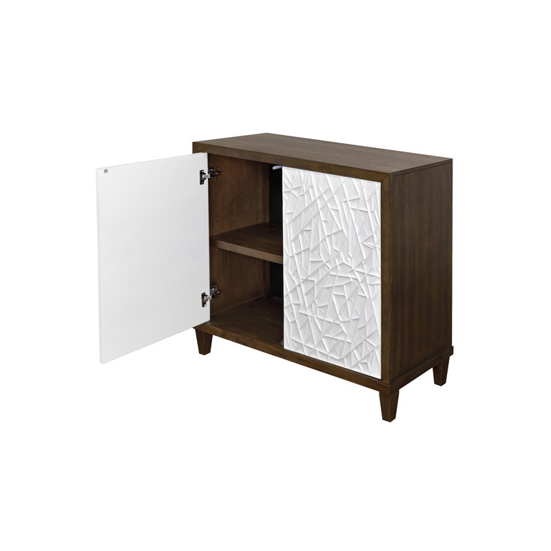 43 " W Console Table, Brown