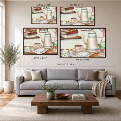 «Cottage Scene I» par Elizabeth Medley - Impression sur toile