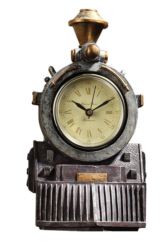 All Aboard Locomotive Train Wall Clock