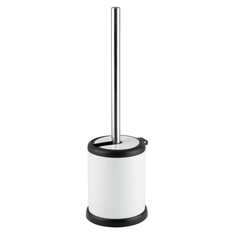 Brousseau Free-Standing Toilet Brush and Holder, White