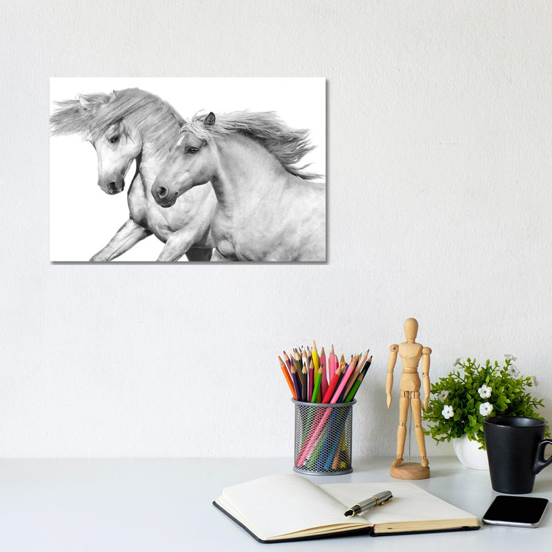 Duo I 1 Piece Wall Art on Canvas, 20.32 cm H x 30.48 cm W, Canvas