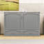 2 Drawers Murphy Wall Bed with Power Outlets, Pulley Design and USB Ports-684191245-684191246
