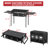 Outdoor Camping Stove With Windscreen & Side Table