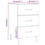 Westbury 40 cm W Bedside Table-1707010934