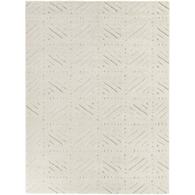 Bowen Chalk Global Geometric Area Rug