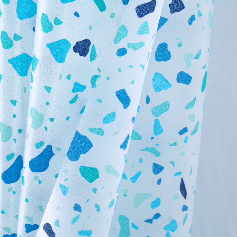 Rybicki Peva Waterproof Shower Curtain, Blue
