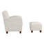 Fauteuil club avec repose-pieds 29,25 po Kaelan-494995316