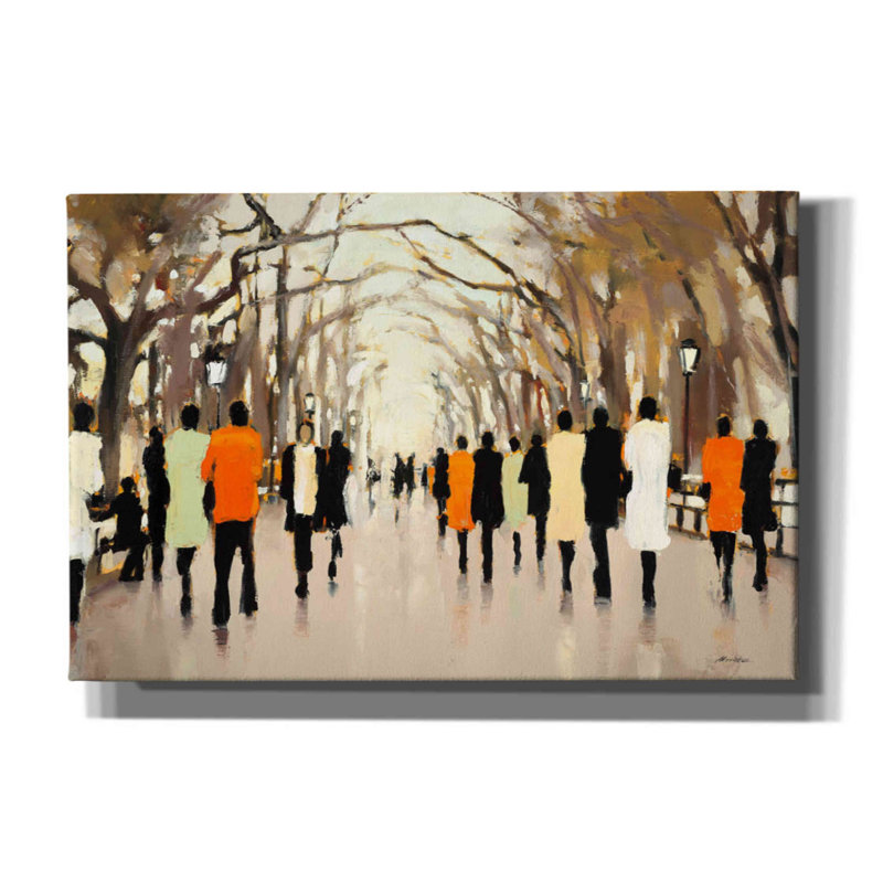 Poet's Walk par - reproduction d'art sur toile tendue, H 12 po x l 18 po x P 0,75 po