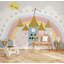 Papier peint amovible Rainbow Castles Sleeping Sun Clouds-99178471