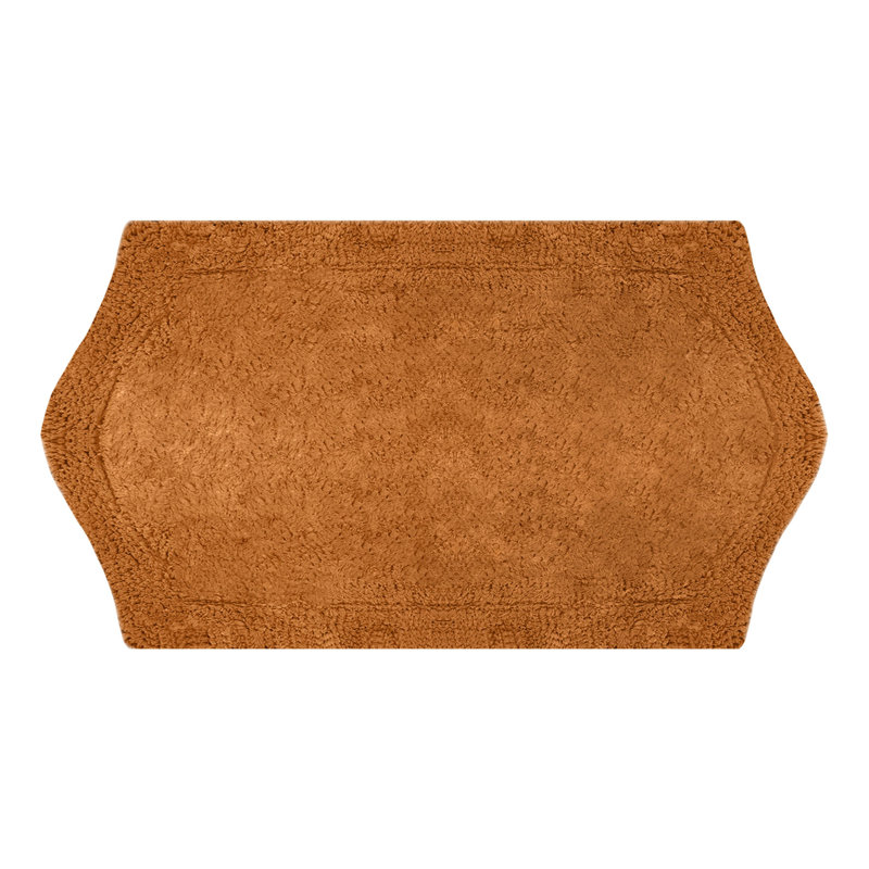 Tapis pour salle de bain Morissette, L 24 po x L 40 po, Terracotta