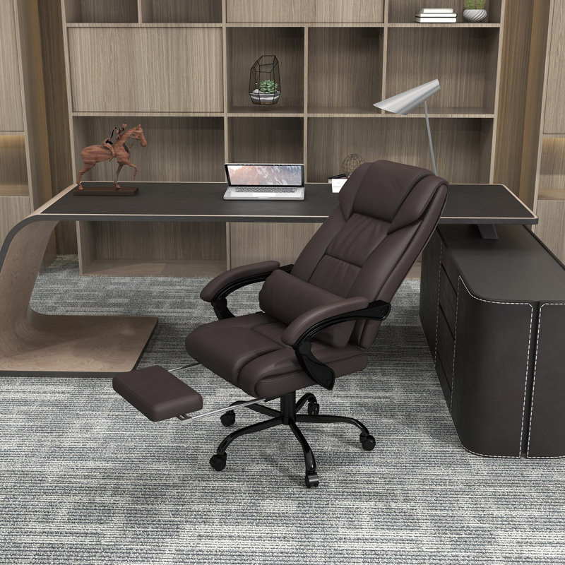 Fauteuil de bureau à haut dossier à vibrations et massage à 6 points