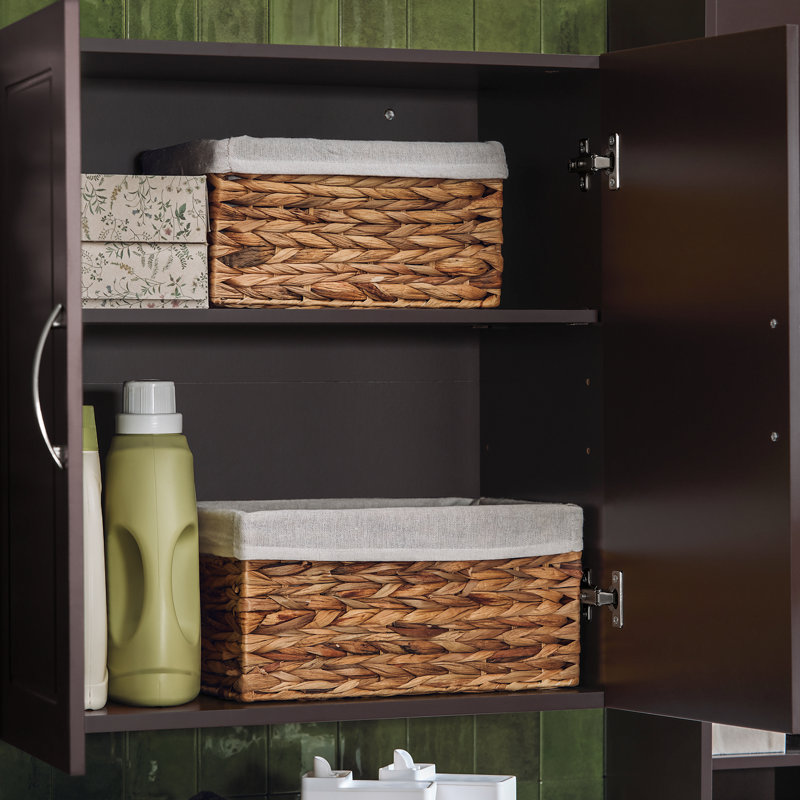 Caelan Mounting / Installation Required Bathroom Cabinet, Brown