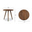 Table d'appoint en bois massif Douro