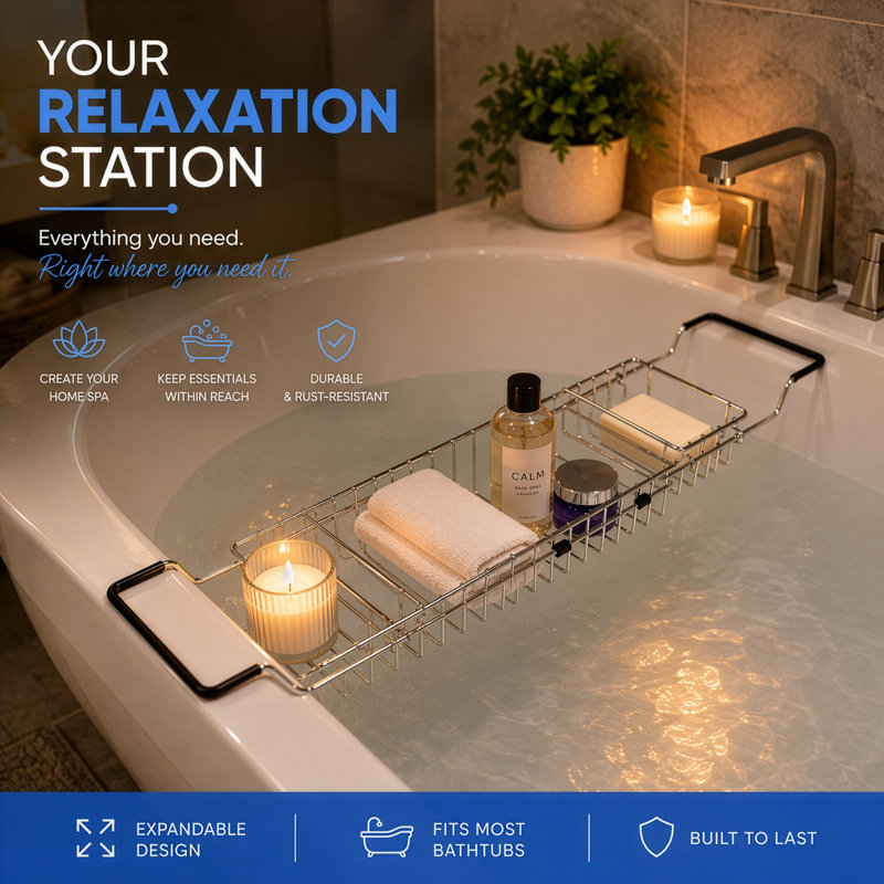 Emil Freestanding Bath Caddy
