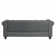 Gilles 82" Linen Rolled Arm Chesterield Sofa