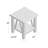 Northam Poplar Rectangular End Table 