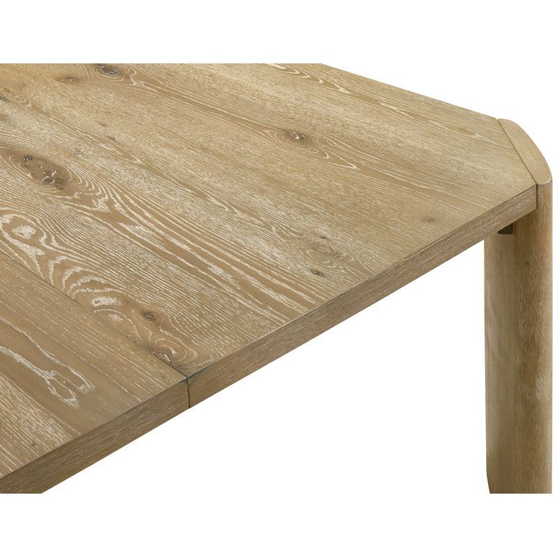 Kepler Driftwood 84" Rectangular Dining Table with Extension 