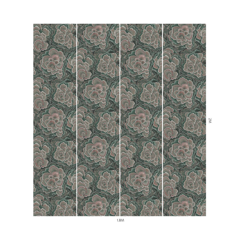 TRAMETES Wallpaper - Carex 9'10" - full height wallpaper, Hosta
