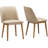 18'' H Faux Leather Upholstered Side Chair