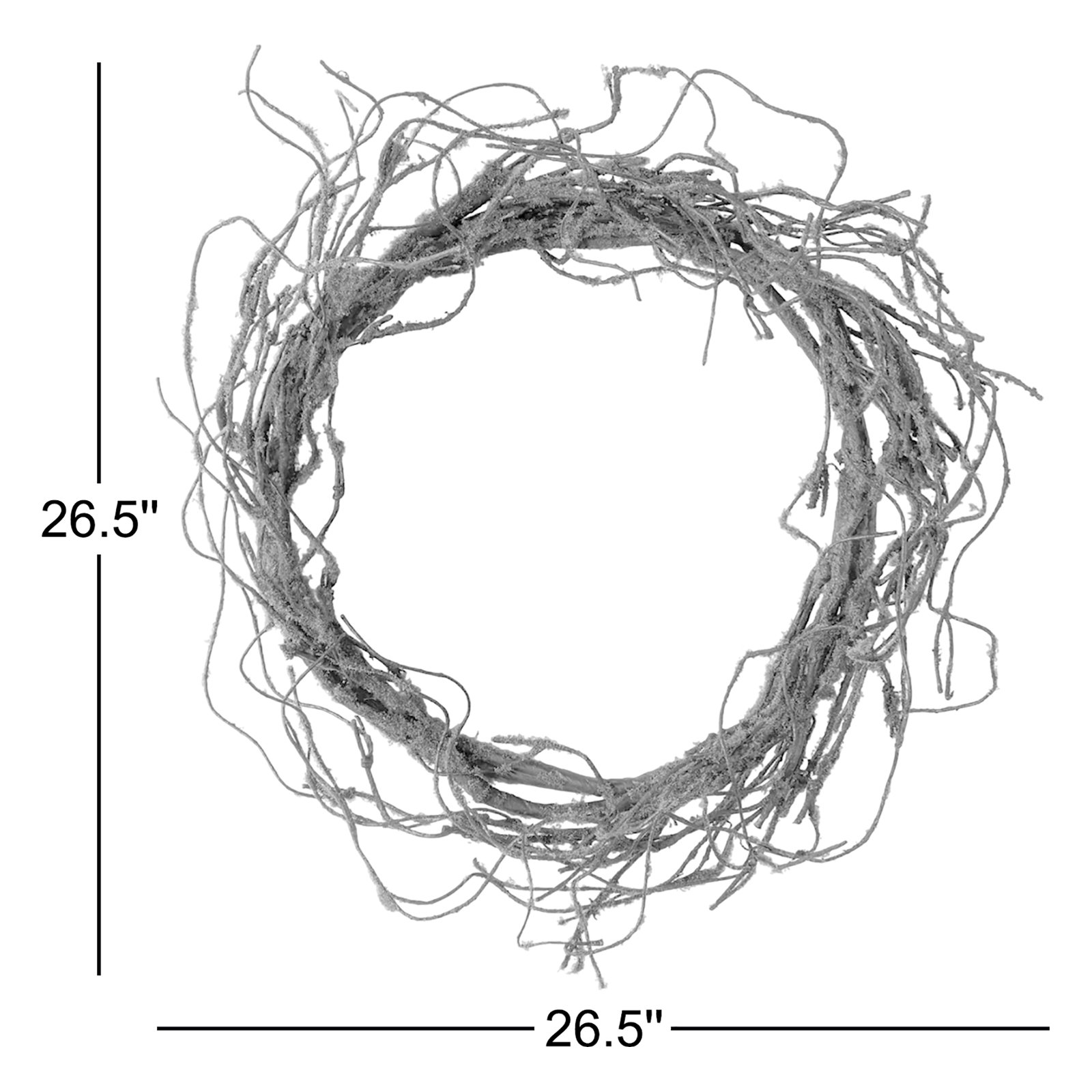 26.5'' Faux Moss Paper Wreath