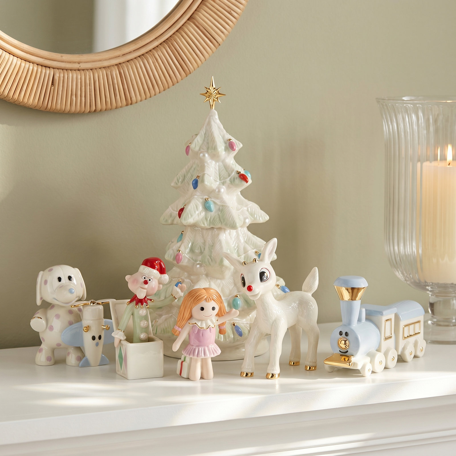 Rudolph and Misfit Toys 6-Piece Figurine Set