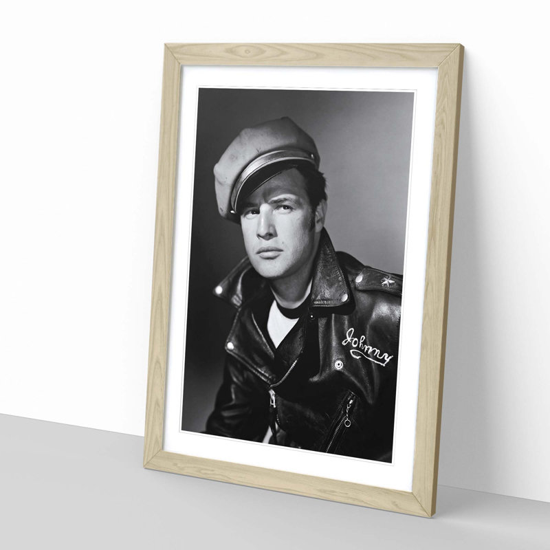 Single Picture Frame Print, Oak