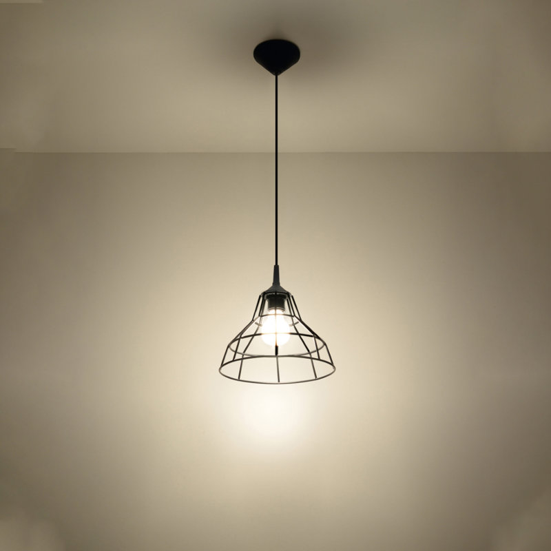Anata 1 - Light Geometric Pendant, Black