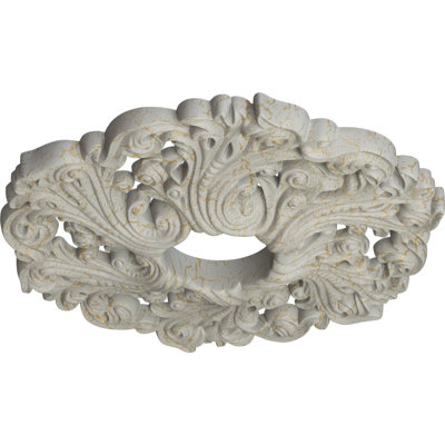 Médaillon de plafond de 19 5/8 po x 4 3/4 po x P 1 3/4 po Orrington (convient aux auvents jusqu'à 4 3/4 po)