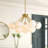 AstralGlow 10 - Light Dimmable Bubble Chandelier-751180559