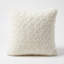 Curly Kalgan Lambskin Throw Pillow with Feather Down Insert-1278254066